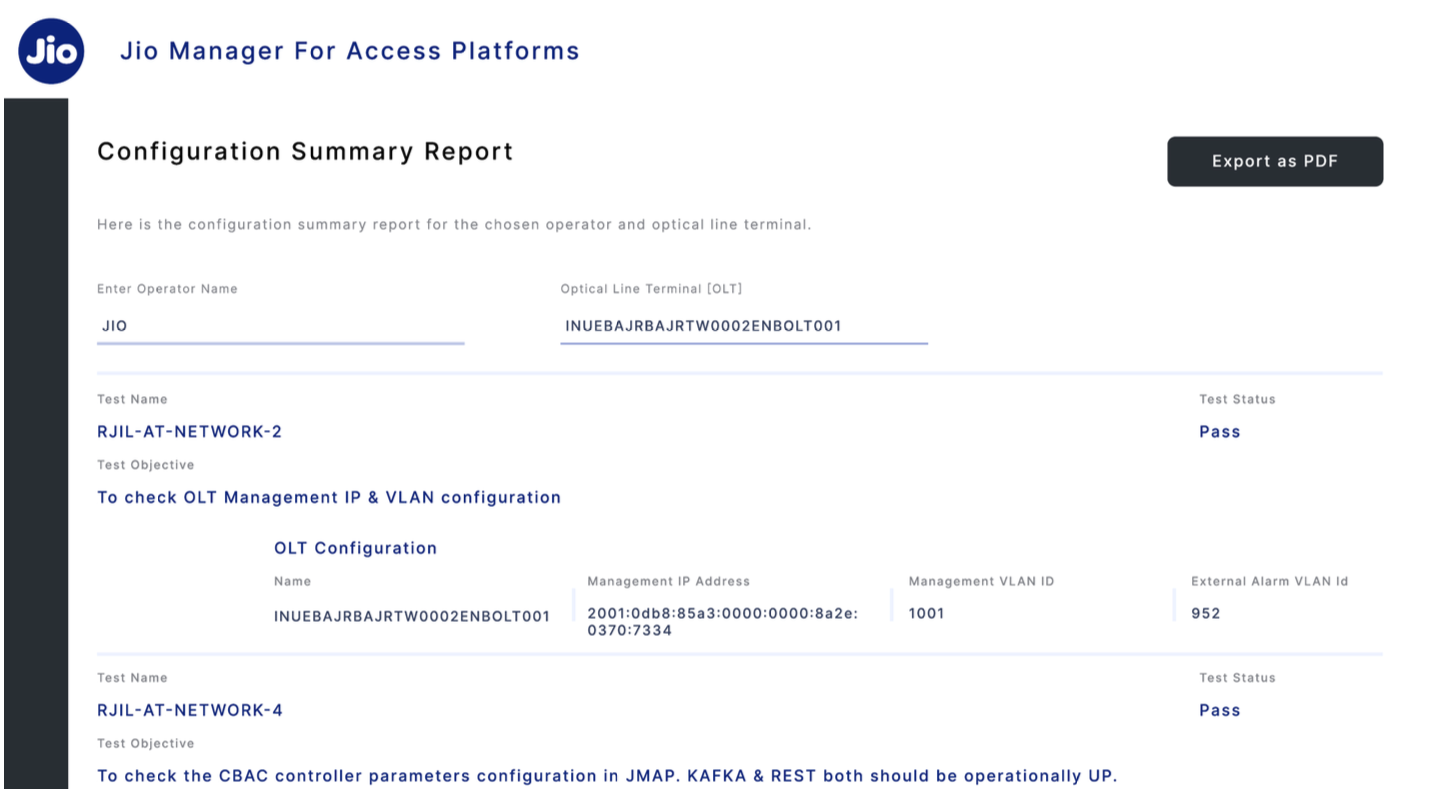Acceptance Test Procedure in RMS