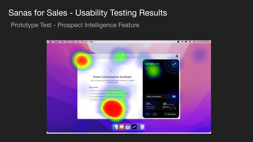 Usability Testing – Sanas for Sales